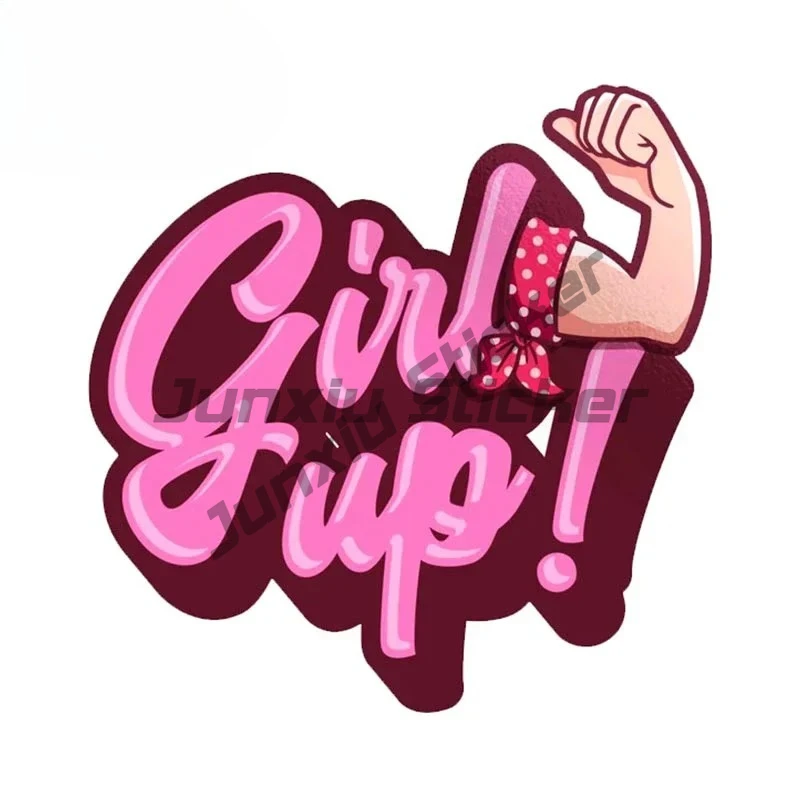 

The Future Is Female Car Stickers Girls Up Windows Laptop Vinyl Car Accessories Decal Waterproof Motorcycle Tumbler