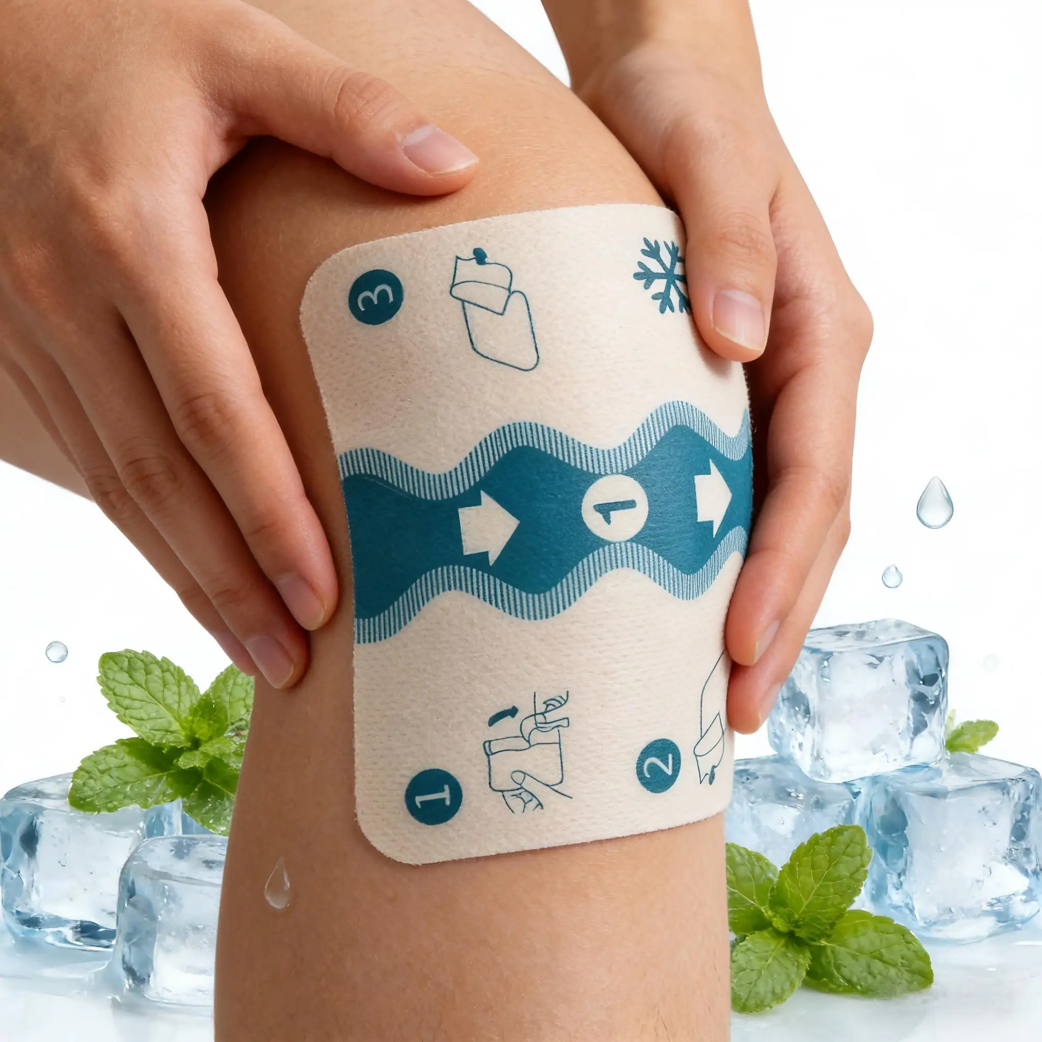 14PCS Sports Cooling Bandage, Elastic Bandage, Suitable for Use in Various Scenarios Such As Sports, Fitness, Outdoor, Etc