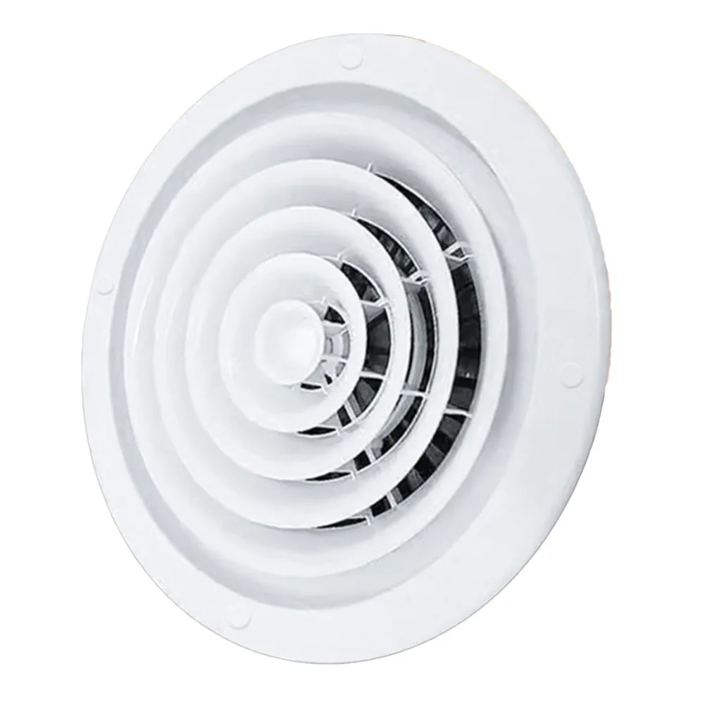 

For Office Use For Home Use Air Vent Grille Louver Grille Cover 270-300mm Opening Sleek White Color Secure Mounting
