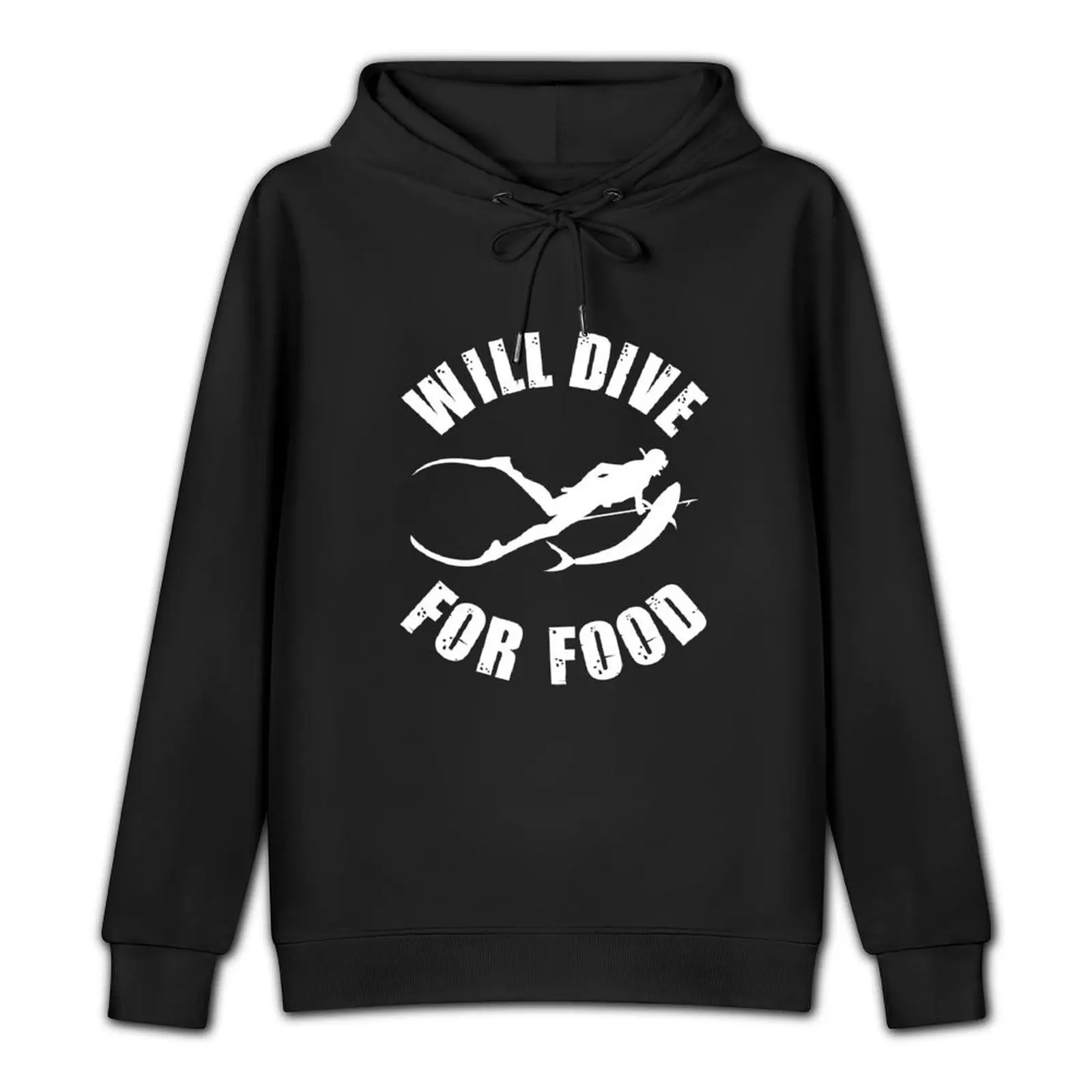 Spearfishing Will Dive For Food Pullover Hoodie mens designer clothes men's hoodie sweatshirt