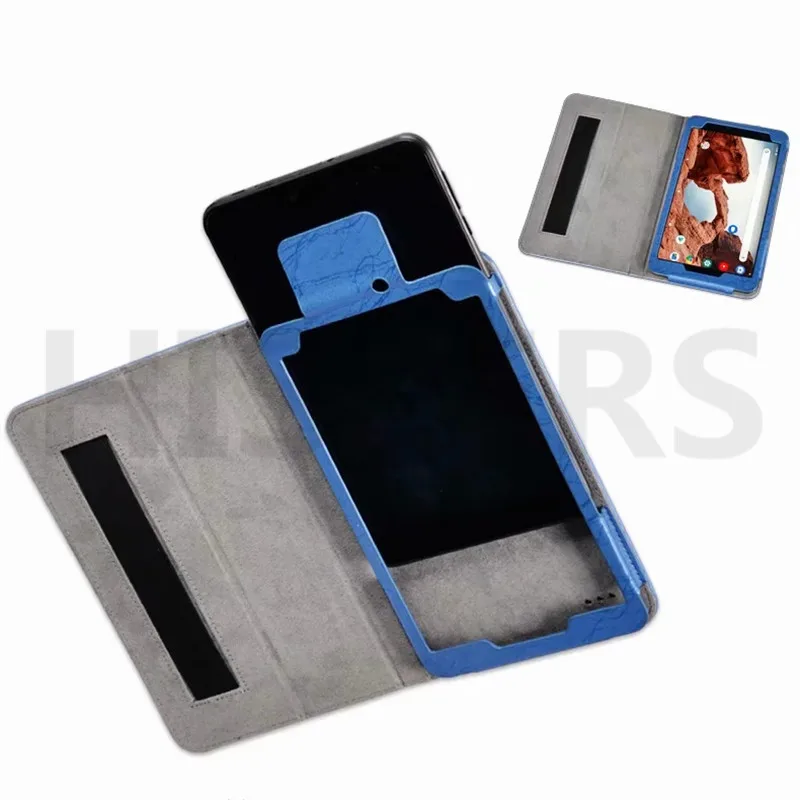 Embossed Funda For PRITOM Tronpad L8 8" Tablet PC Magnetic Cover Case with Hand Strap