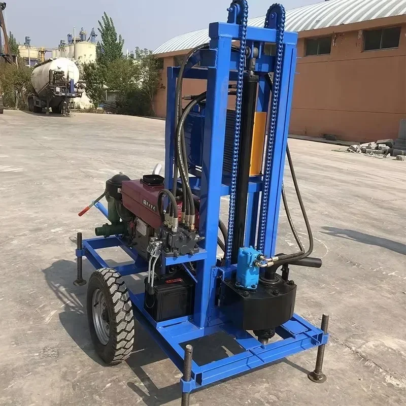 Portable Water Well Drilling Rig Machine Diesel/Electric Hydraulic Deep Water Well Drilling Machine For Sale South Africa