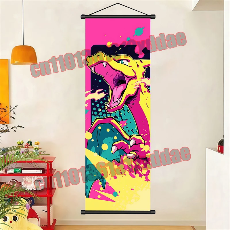 Pokemon Mewtwo Zeraora PikachuGardevoir Charizard Gengar Lucario Poster creativo Bobina Disegno Studio Sfondo Muro Miglior regalo