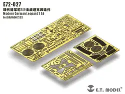 ET Model 1/72 E72-027 Modern German Leopard 2 A6 Detail Up part For DRAGON 7232