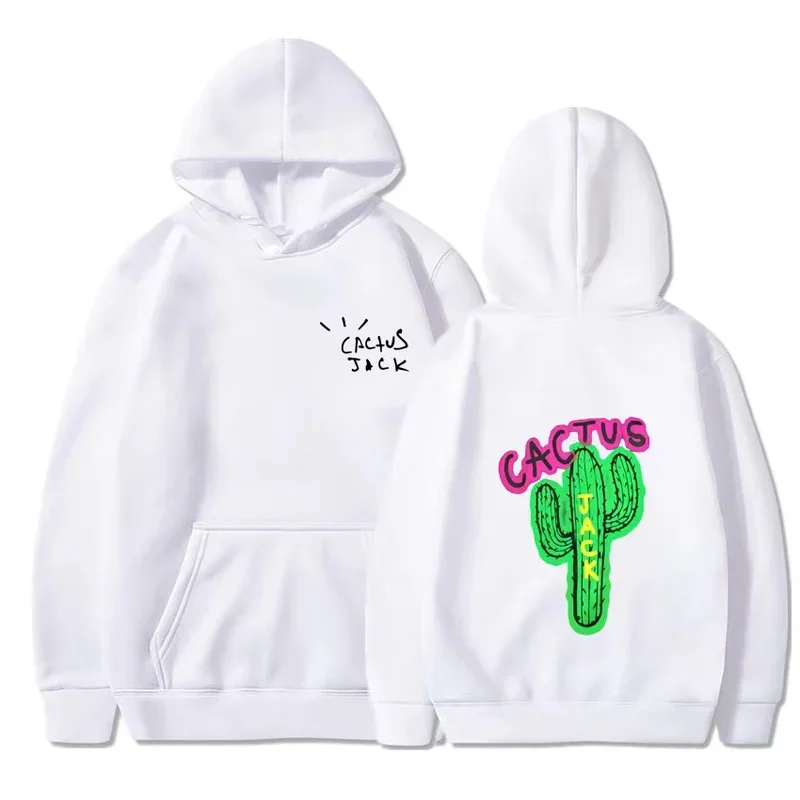 2024 New European and American rapper Travis Scott cactus jack cactus male and female sweatshirt hoodie