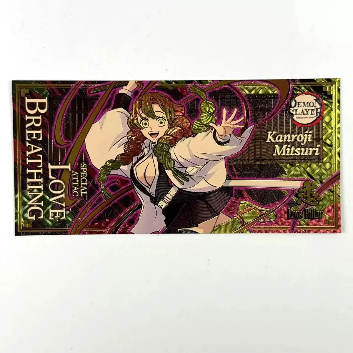 Bandai 9 Types Hot Sale Demons Slayers Banknote Anime Gold Banknote in 24k Gold Plated For Collection