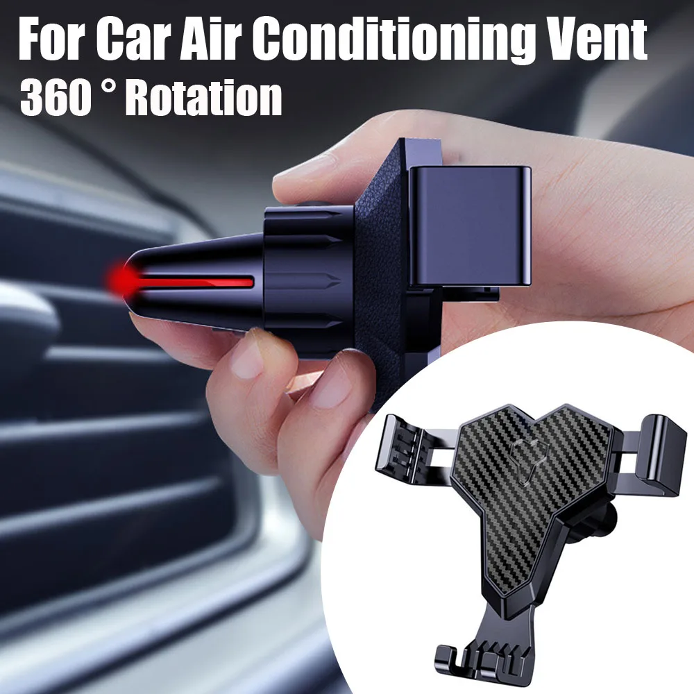 

Car Instrument GPS Navigation Clip Bracket Air Vent Gravity Phone Holder Multifunctional Auto Dashboard Scalable Mount Holder