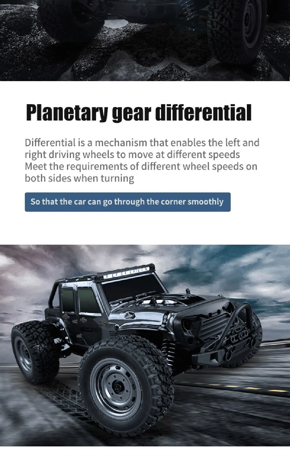 50 or 80KM/H Rc Cars 1/16 Off Drift Road 4WD with LED 2.4G Waterproof Remote Control Monster Truck for Adults and Kids Toy Gift