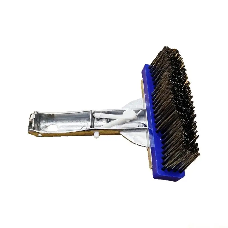 31BE Swimming Pool Scrubber Rustproof Stainless Steel  Pool Cleaning Brush Enduring