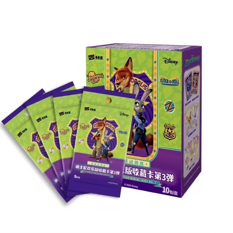 

Kakawow Zootopia Trading Cards Disney Joy Edition Trading Cards Vol.3 Nick Judy Anime Character Collection Cards Kids Toys Gift