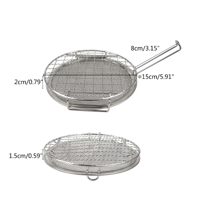 Mini utensilios cocina multifuncionales, práctica red para asar, herramienta duradera, accesorios cocina para barbacoa,