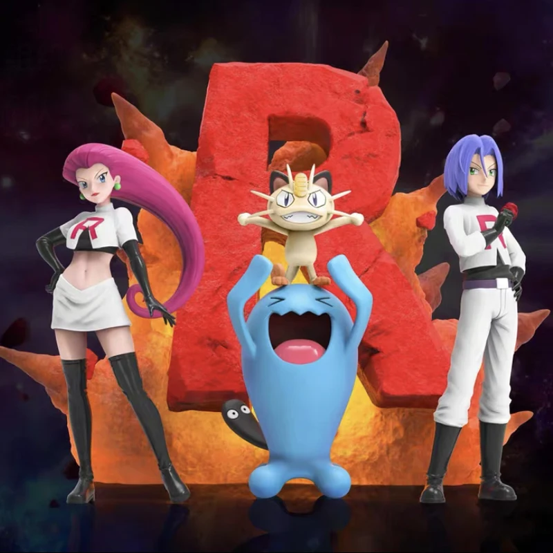 

Подлинная новая Pok é Mon Rocket Team аниме персонаж Джесси Джеймс персонаж ПВХ модель украшение комнаты статуя детская подарочная игрушка
