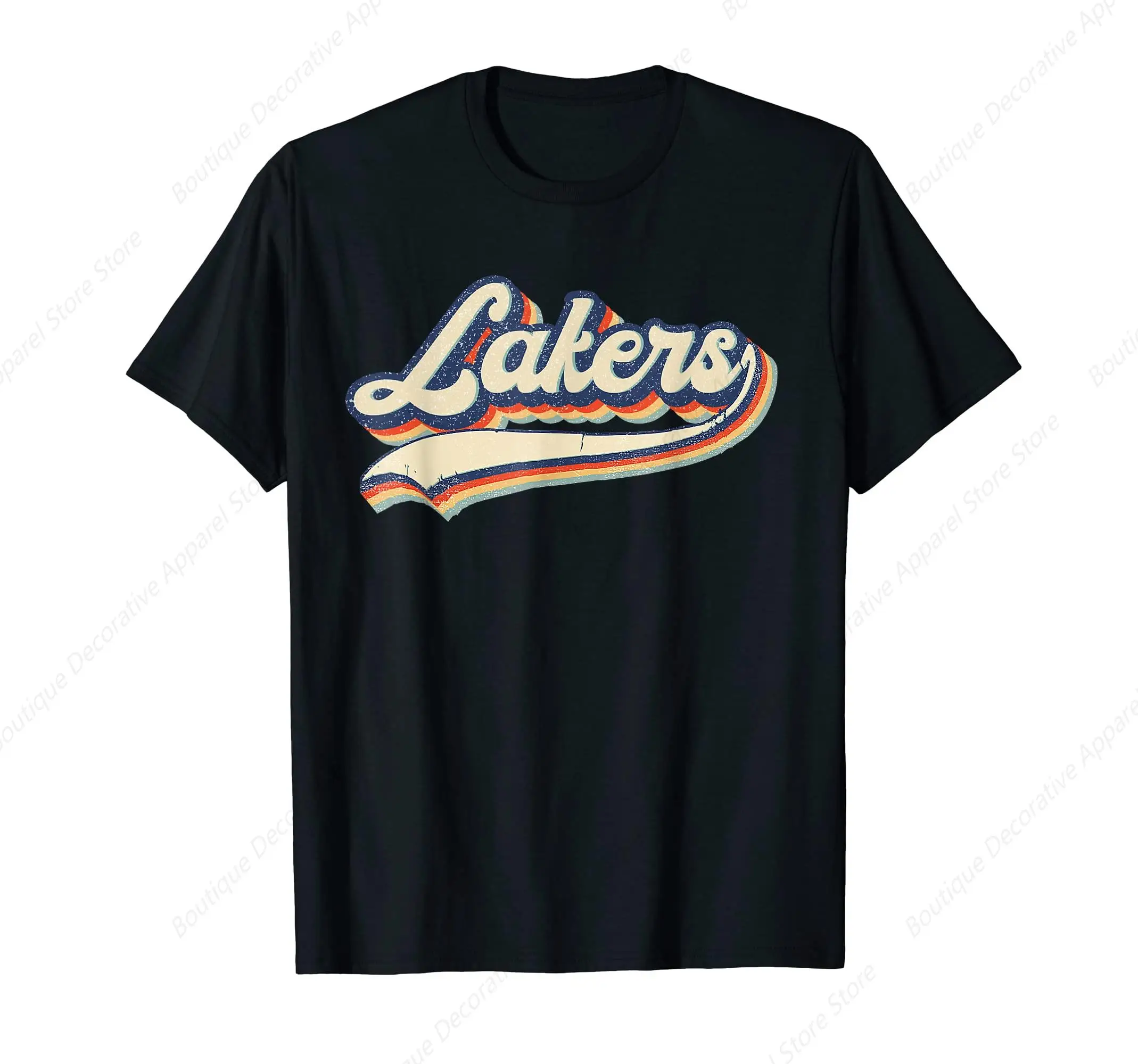 Lakers Name Vintage Retro Gift Men Women Boy Girl T-Shirt