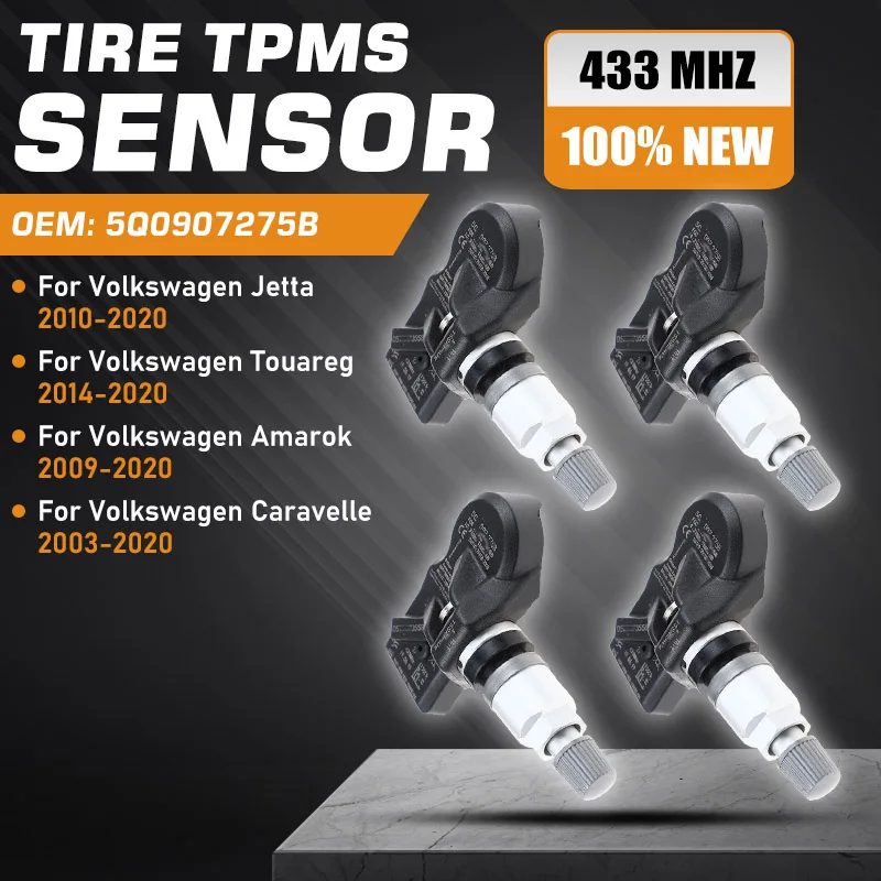 مستشعر مراقبة ضغط الإطارات لسيارة Volkswagen Jetta VW Amarok 2010-2020 TPMS Volkswagen Touareg 2014-2020 VW Caravelle 2003-2020 #1