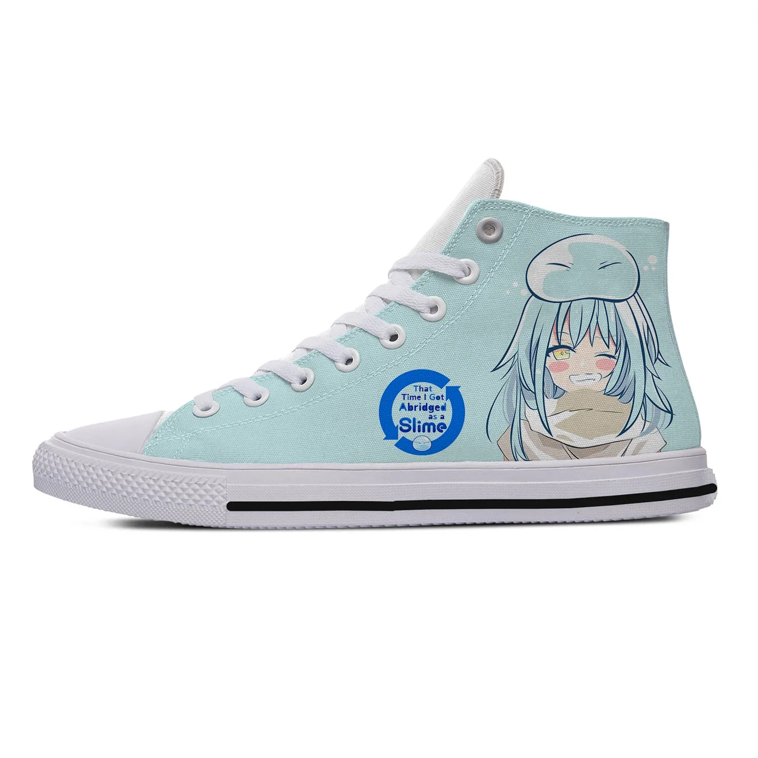 

Anime Slime Rimuru High Top Sneakers Mens Womens Teenager Fashion Casual Shoes Canvas Running Shoes 3D Print Lightweight Shoe