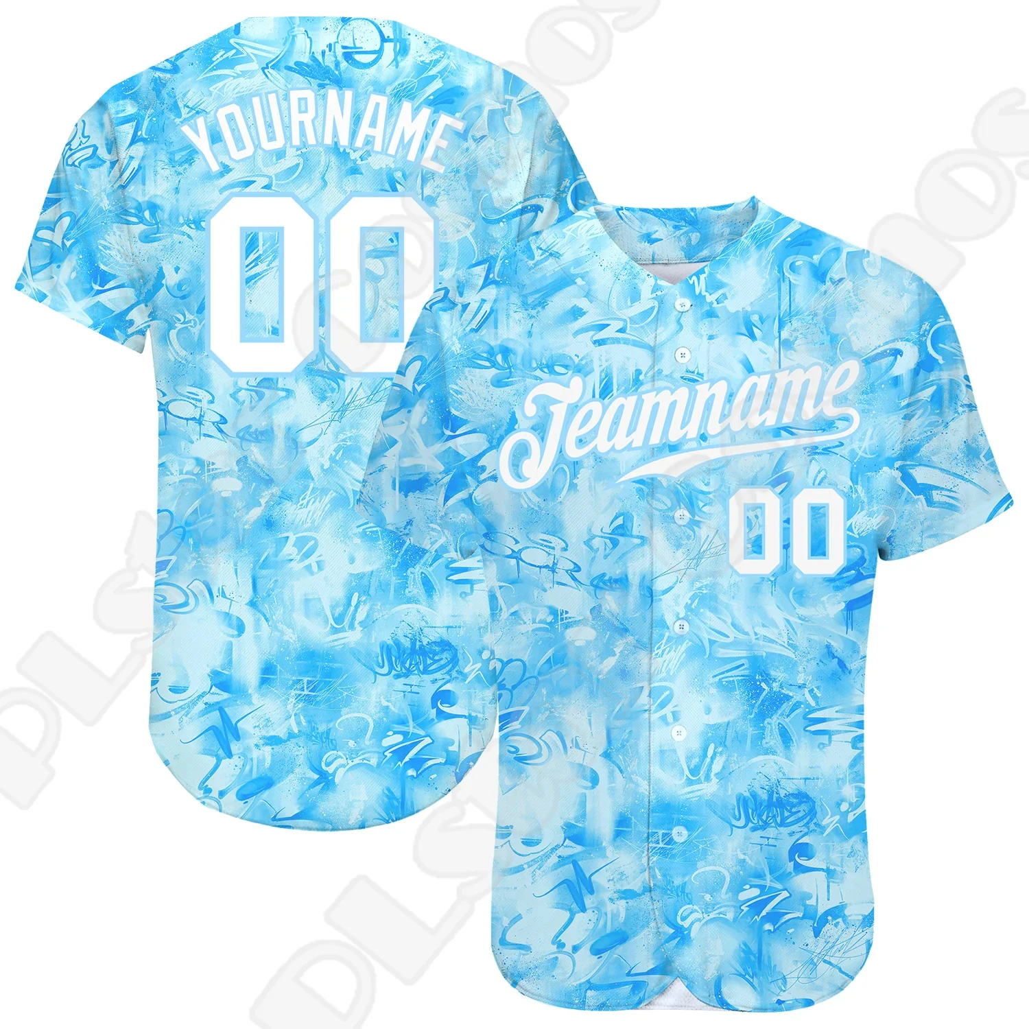 

Custom Name Halloween Skull Dragon Graffiti Gradient Retro Tattoo 3DPrint Summer Casual Harajuku Funny Baseball Shirts Jersey 17