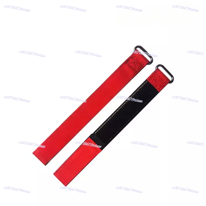 Gemfan FPV battery cable tie, strap, fixed battery fluorescent green, red