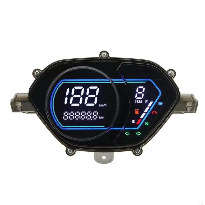 

E8BC Easy в установке мотоцикла ЖК-мониторинга Meter Speedometer Speedometer Display для 115R Smashv115-Fi Smash115-Fi Scooters