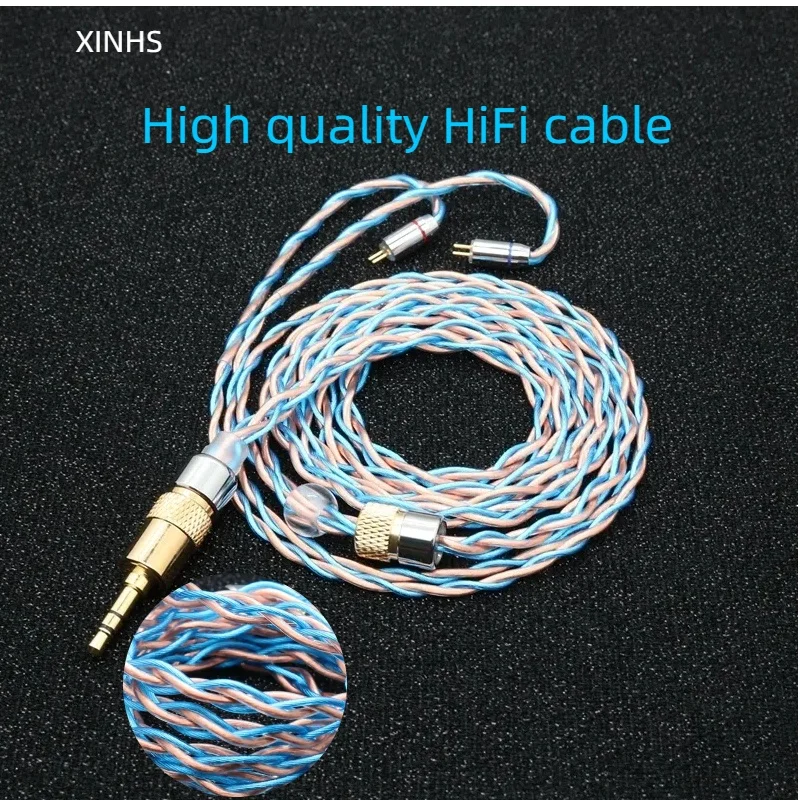 XINHS A04 4 strands Graphene+7N Pure Copper Hybrid Upgrade Cable