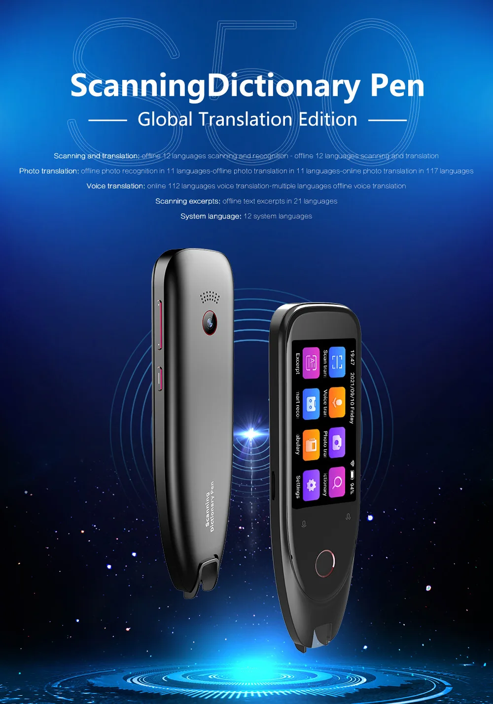 Offline Smart Scanning Translator Pen Smart Offline Scanning Translation Talking Pen