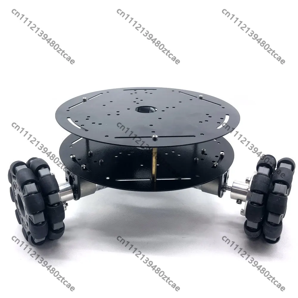 

58mm/100mm 3WD Omni Wheel Mobile Robot Round Chassis Encoder Speed Feedback DIY Robot Platform 12V37 Motor with Encoder