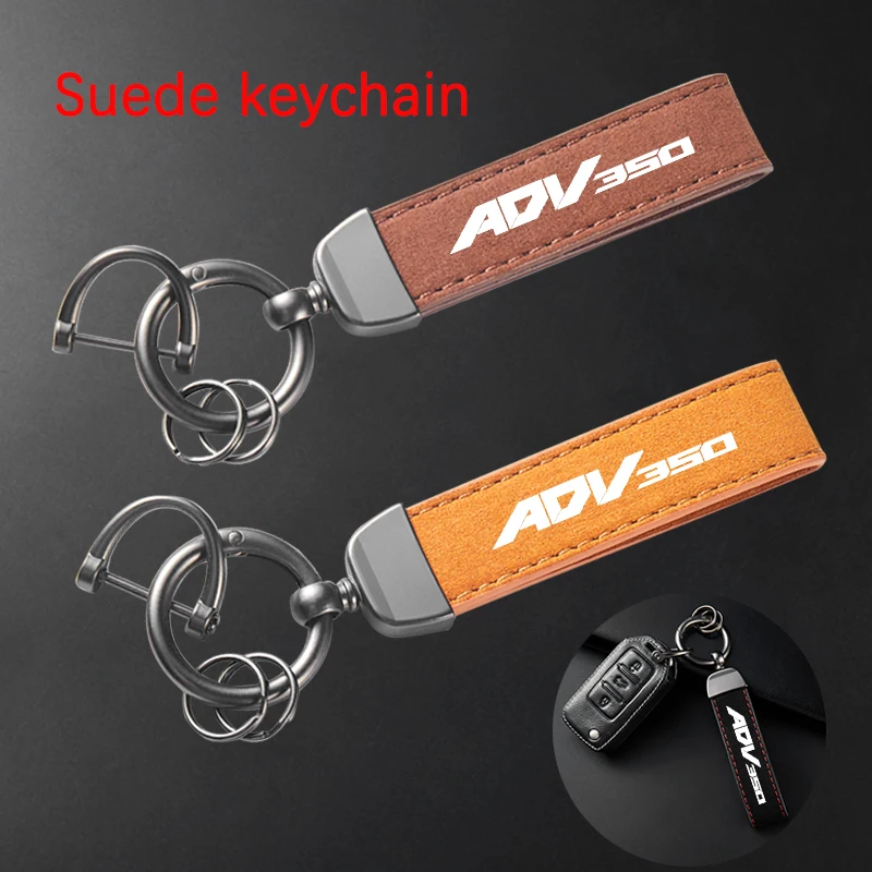 

Высококачественный кожаный замшевый брелок для ключей мотоцикла для Honda ADV350 ADV 350 2021-2025, аксессуары
