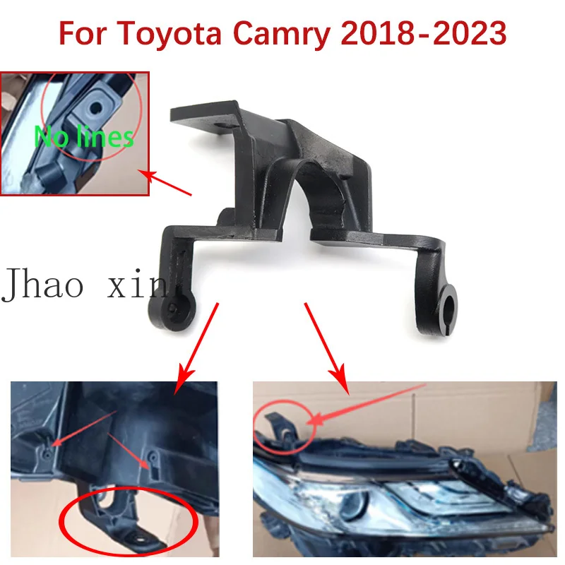 

Black Plastic Fixing Repair Bracket Suitable for Toyota Camry 2018-2023 Headlight Foot Lamp Claw Parts Car Headlight Repair Kit