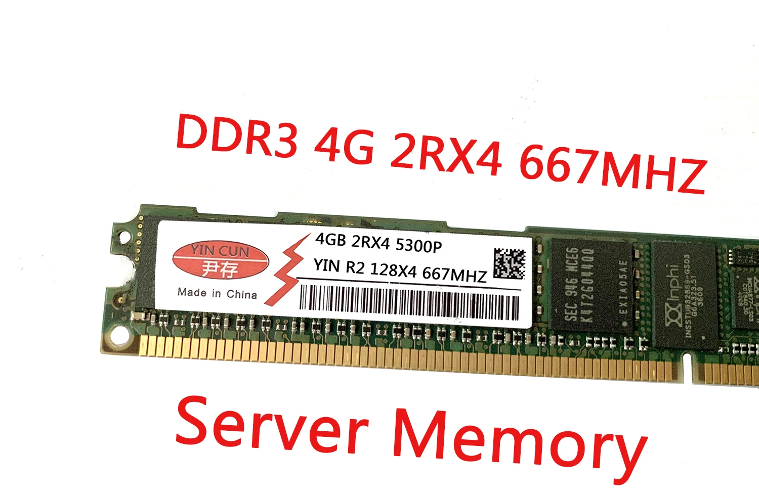 Imagem -02 - Servidor Ram Ddr2 Reg Ecc 4gb 667mhz 2rx4 Pc25300p 667