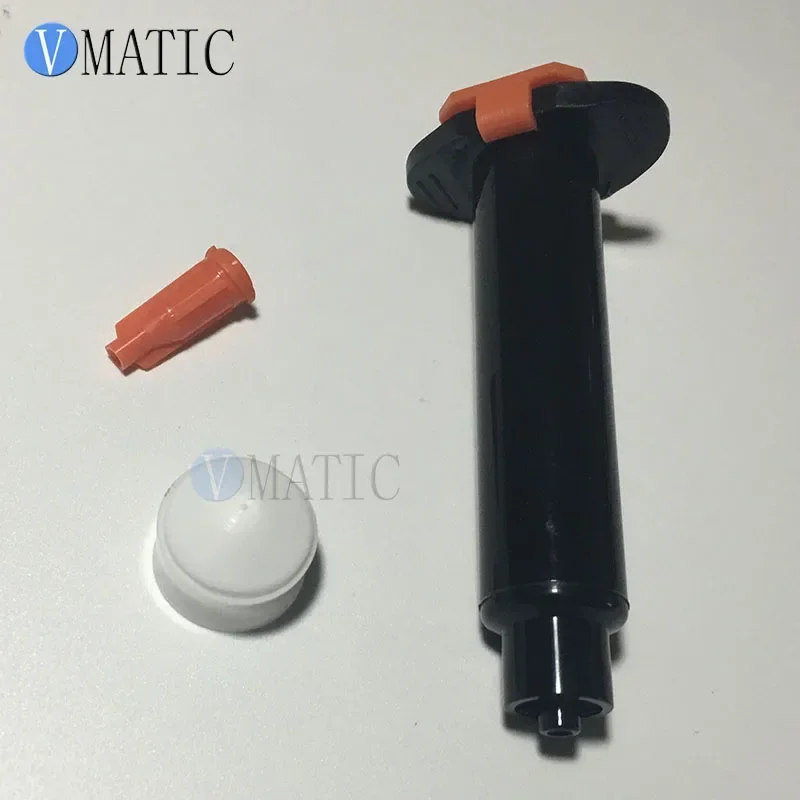 

Free Shipping Wholesale 500 Sets 30cc/ml Black Glue Dispensing Pneumatic Cylinder UV Syringe Barrel With Piston & Stopper