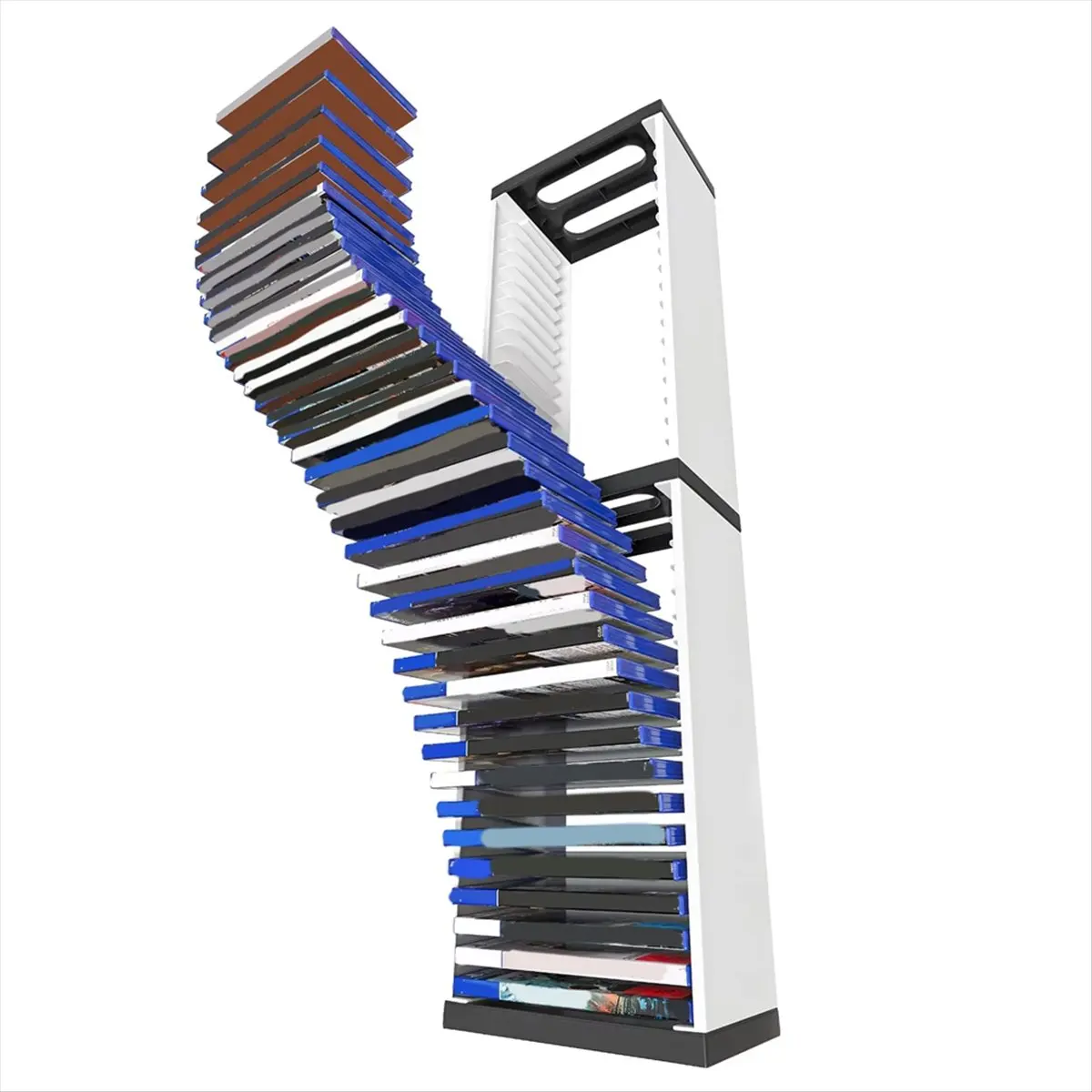 ♋♐…BUY Universal Game Disc Storage Box for Dual Layer Holder Space-Saving Organizer