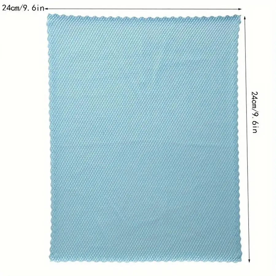 10pcs magic cleaning cloths-fish scale glass wiping cloth,car window mirror cleaning cloth-non marking and reusable
