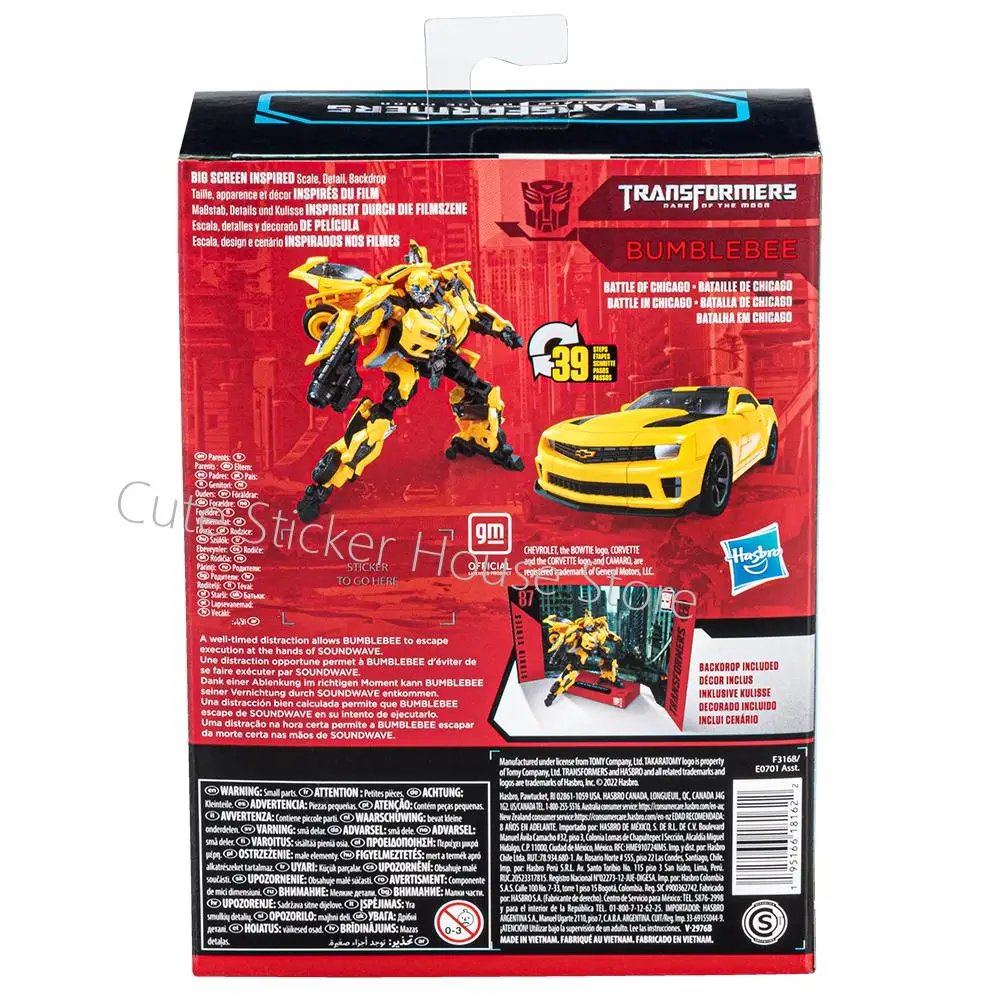 Disponibile originale Hasbro Studio Series Ss87 Deluxe Transformers: Dark of The Moon Bumblebee Action Figures da collezione Regalo per bambini
