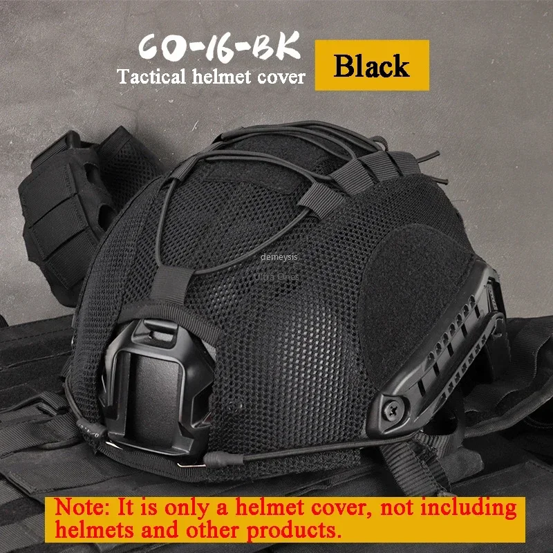 Funda casco FAST mimética – Cubierta táctica airsoft y paintball - imagen 3