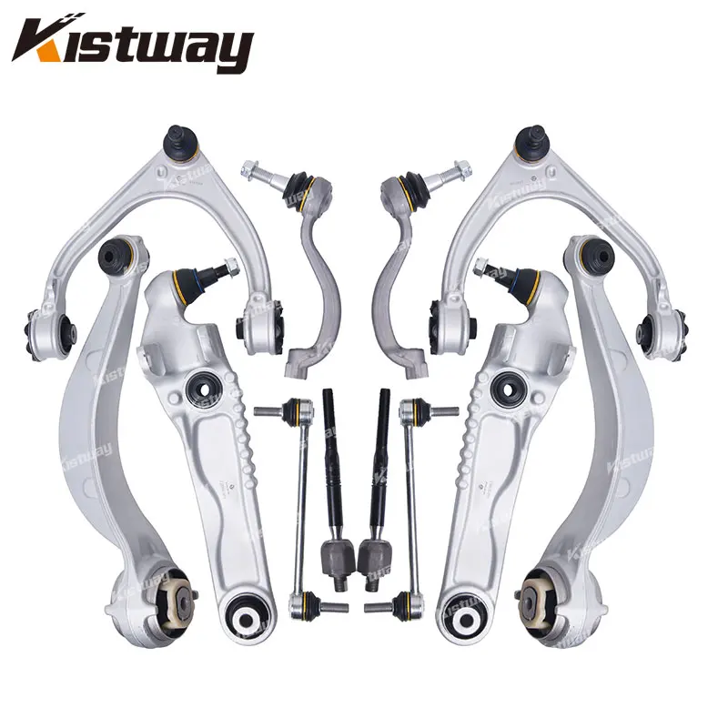 

12PCS Good Front Suspension Stabilizer Link Tie Rod Control Arm Kit For Jaguar F-PACE X761 2016- For Range Rover Velar 4WD