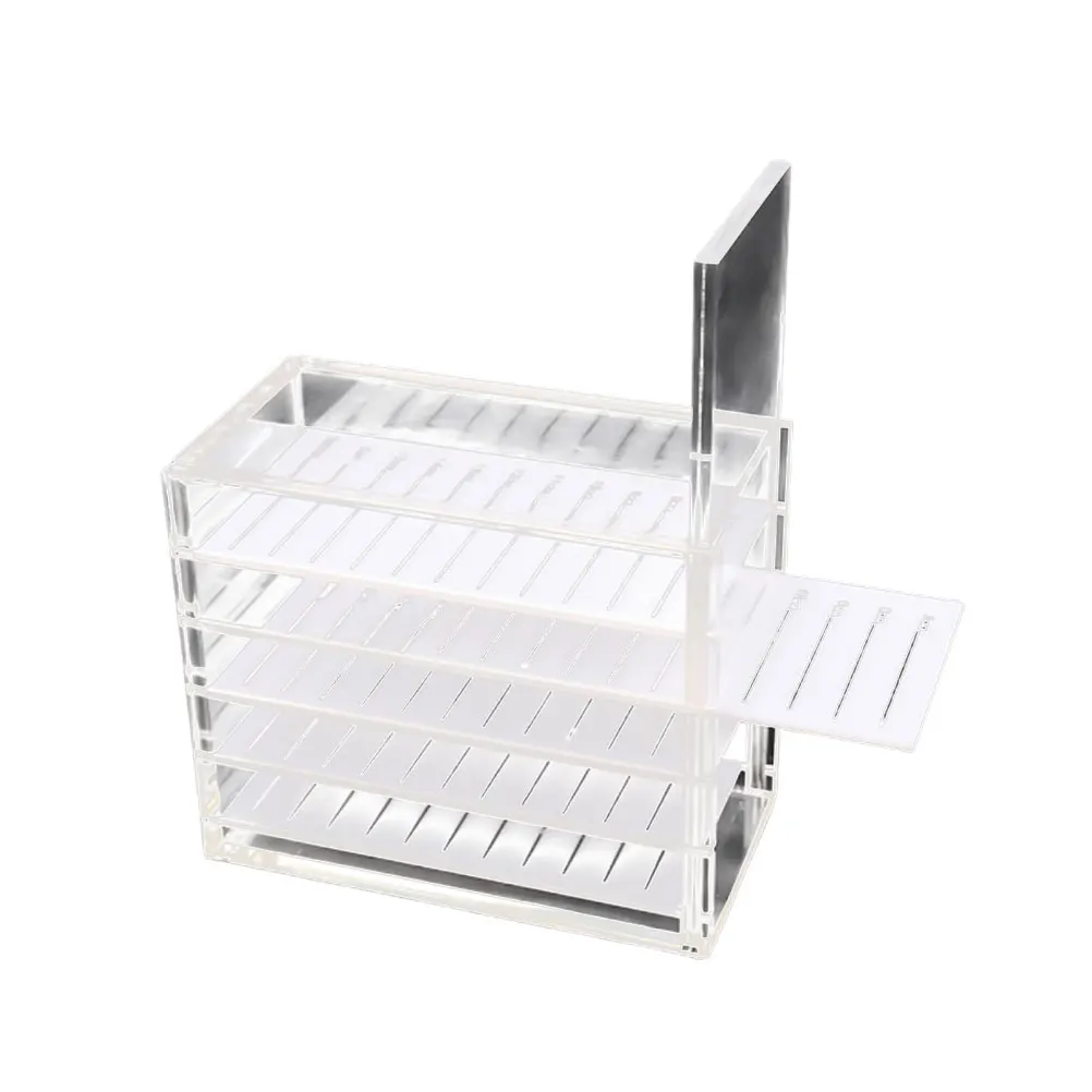 

Eyelash Display Storage Box Premium Material Durable Transparent False Eyelash Box Multilayers Dispaly Stand
