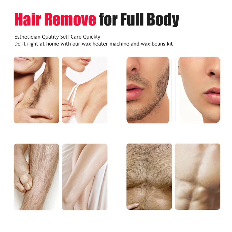 500 ml professionele wasverwarmer voor lichaamsontharing Harde was smeltmachine Unisex Gemakkelijk te gebruiken voor salon en thuisgebruik