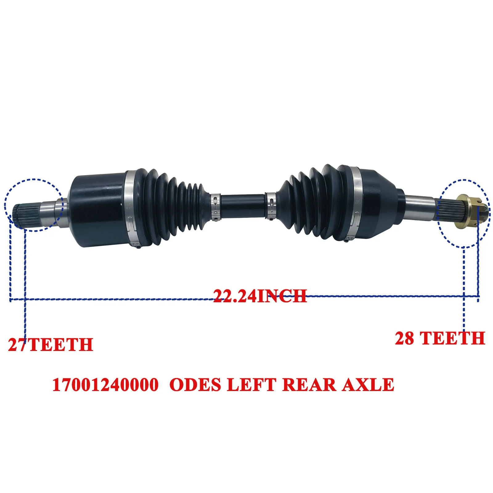 

1000cc DRIVE REAR RIGHT SHAFT 17001250000 4x4 Quad ATV/UTV Parts