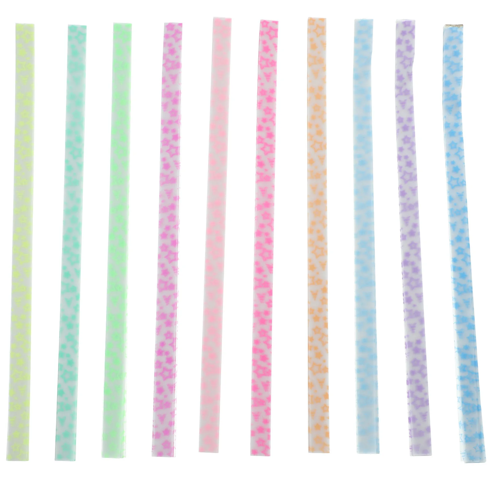 840 Pcs Luminous Star Origami Papers for Kit Beginners Handcraft Game Desktop Decoration Pattern Crafts Making Strips