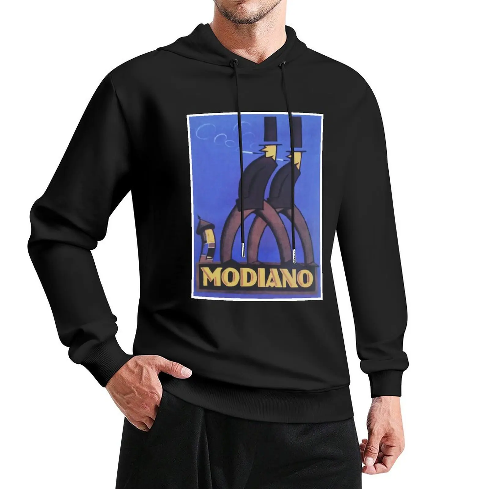 Modiano, Italian Cigarette Papers Vintage Poster Pullover Hoodie men clothes new in hoodies & sweatshirts