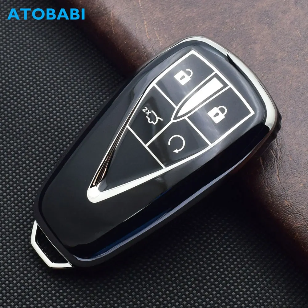 TPU Car Key Cover Remote Fobs Protect Case Auto Accessory For Changan Uni-K 2021 2022 2023 Eado UNI-T Oushang X5 X7 EV CS75 Plus