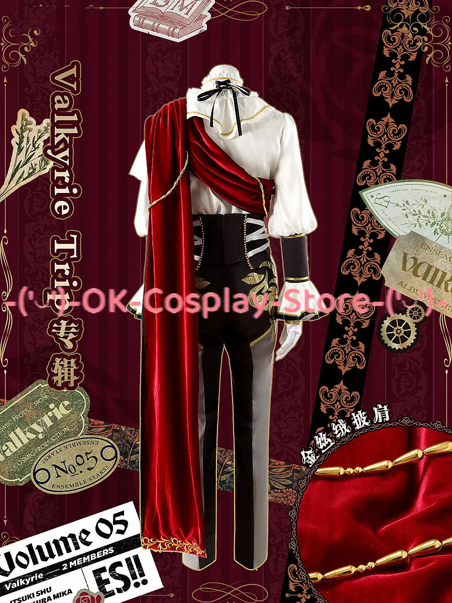 Disfraz de Itsuki Shu Kagehira Mika, conjunto de juego, traje de Cosplay de StarsValkyrie, uniformes de Halloween hechos a medida