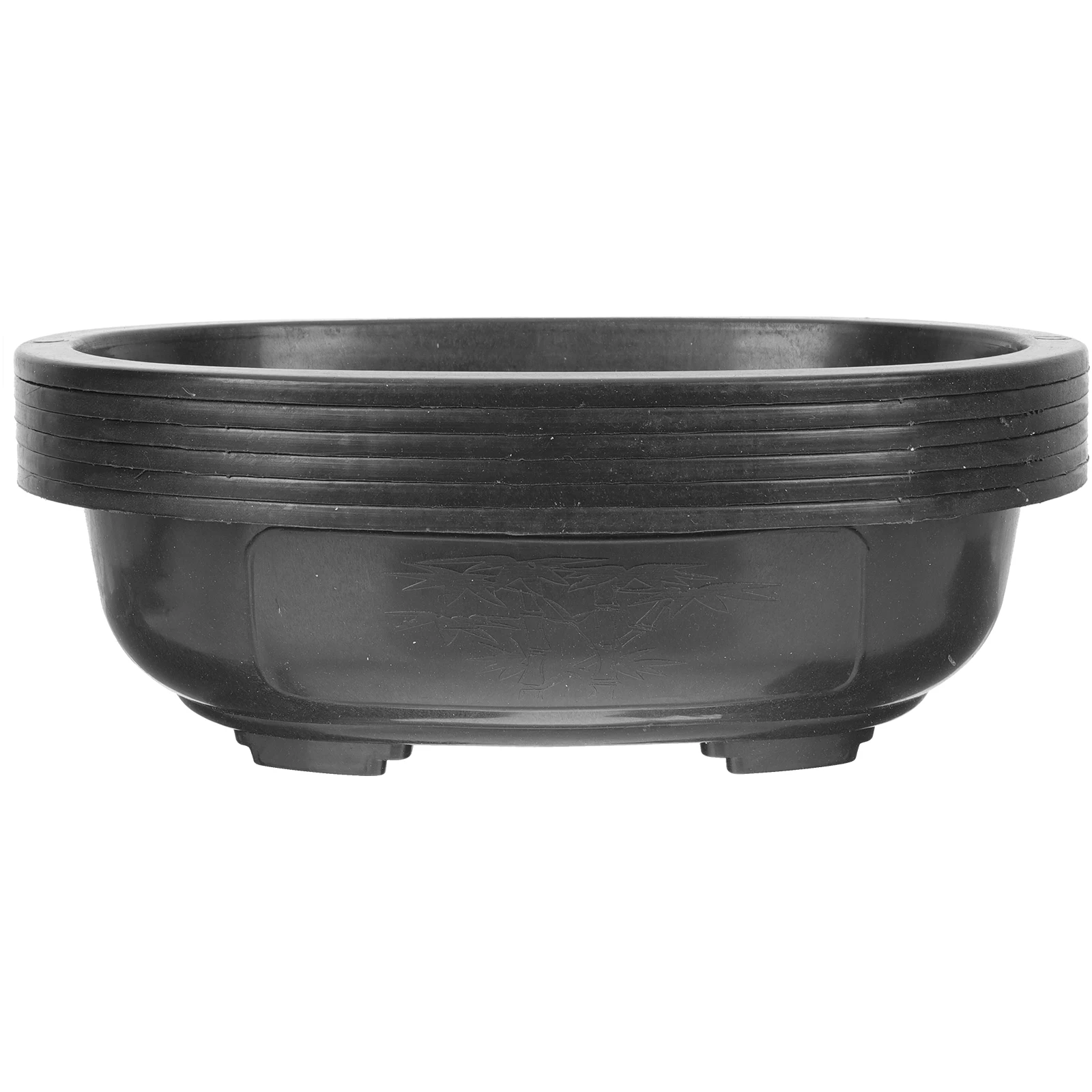 

6pcs Large Oval Plastic Flower Pots Gardening Plant Containers With Drainage Holes For Indoor Outdoor Garden Use