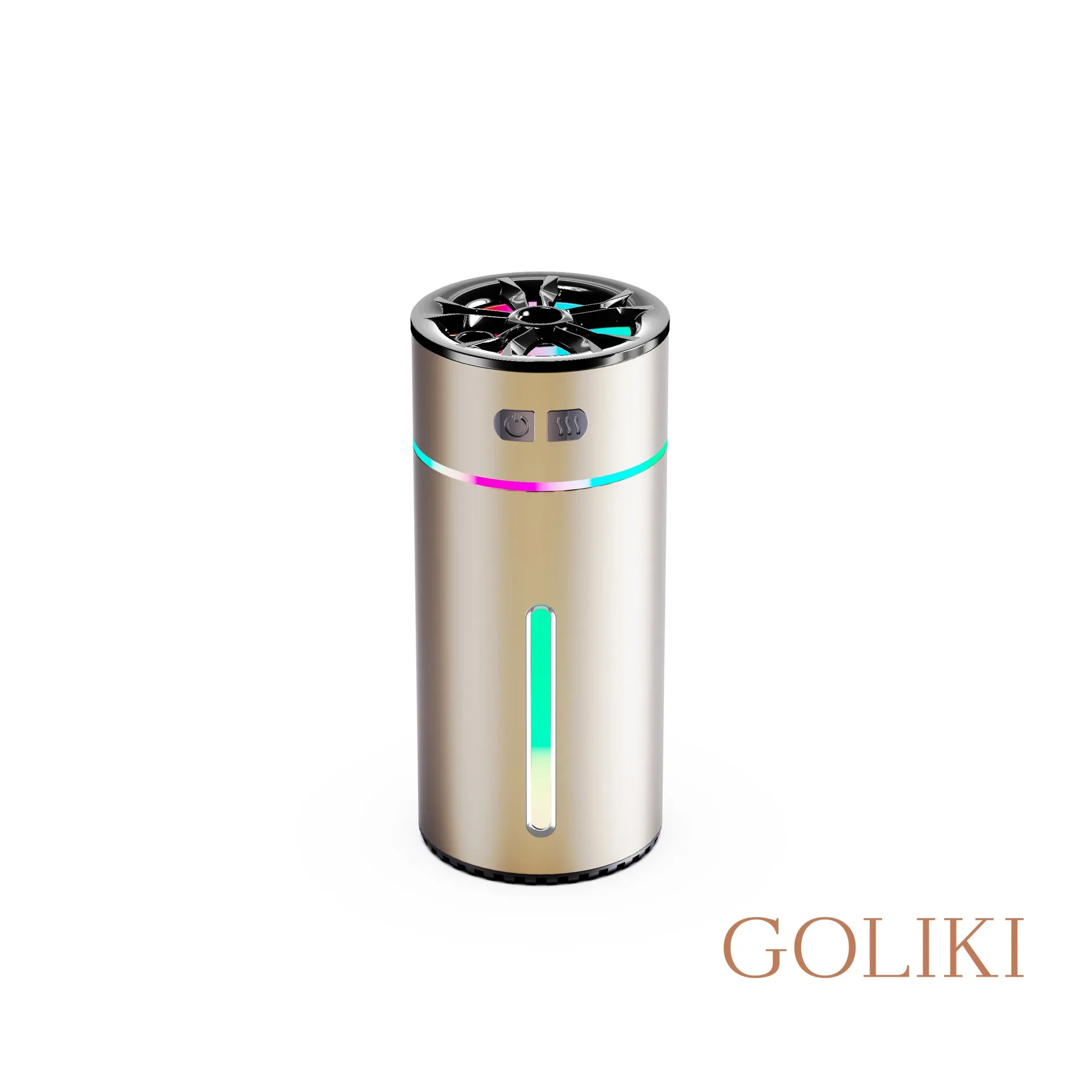 Car Humidifier Rechargeable Intelligent Mute Colorful Ambient Light USB Portable Air Fragrance Diffuser For Vehicle EssentialOil