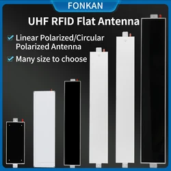 UHF RFID Antenna Linear /Circular Polarized RFID Flat Panel Antenna UHF High Gian 8dbi 10dbi 12dbi Narrow Beam Access control