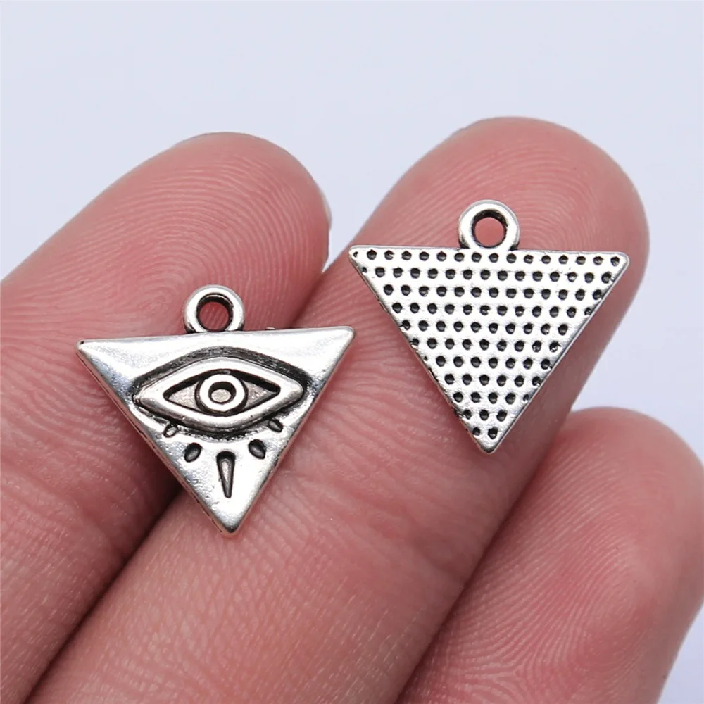 20pcs Witch Evil Eye Charms, DIY Jewelry Making