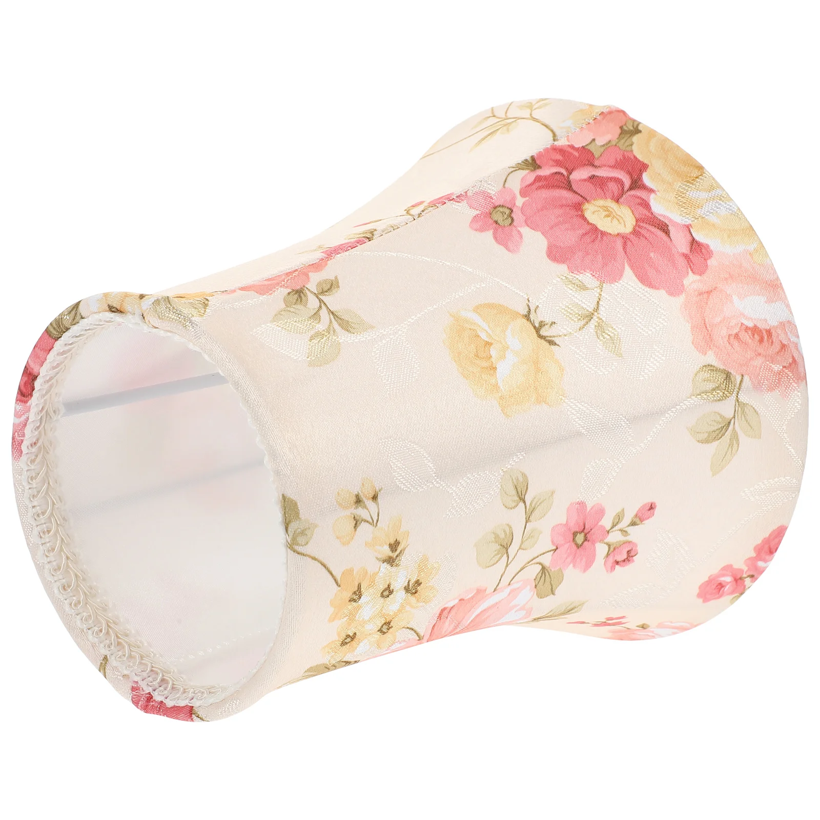 

Fabric Lampshade 15CM Bird Language Flower Aroma Replacement Lampshades Desk Lamp Cover Bedroom Hotel Lightweight Easy
