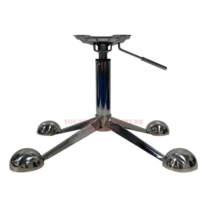 Stainless steel lifting table feet, chair feet, Nordic solid wood retro rotating lifting frame cabinet, sofa side cabinet remova