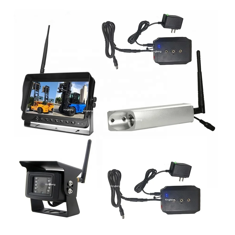 

Manufacturer Lift Truck Forklift Camera Rearview System Stand Alone External 2CH Car Monitor AHD 720P 2.4Ghz Wireless