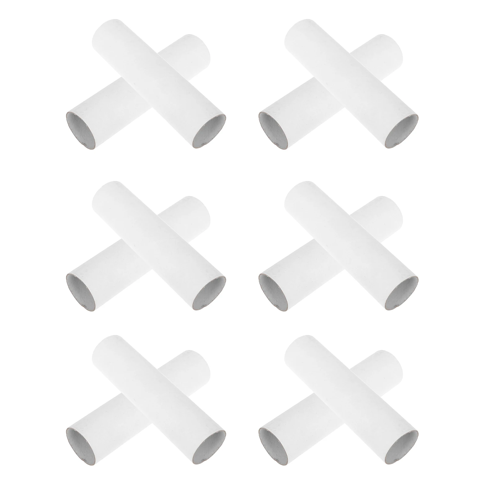 

12pcs Kraft Paper Tubes Cardboard Tubes for Storage Drawings Posters Paintings Protector (White)