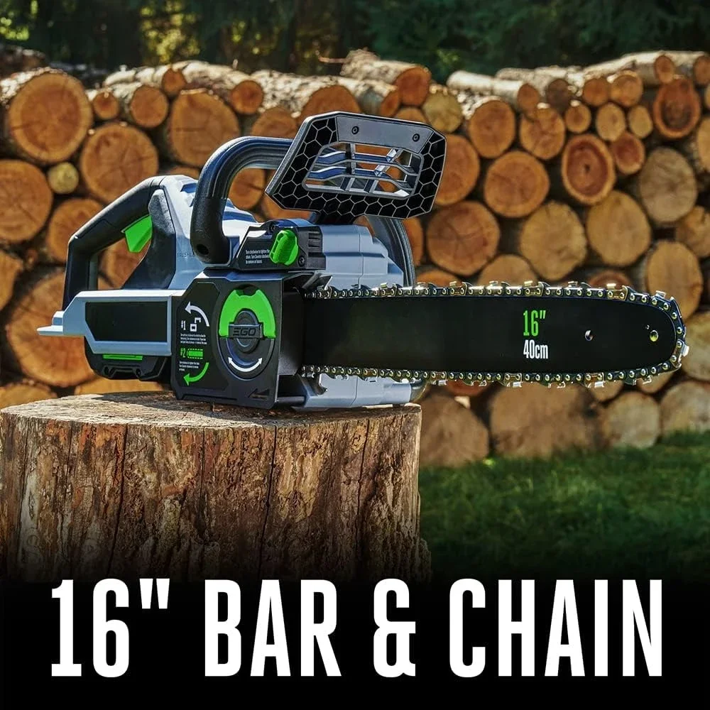 16-Inch 56-Volt Lithium-ion Cordless Chainsaw with 4.0Ah battery and charger included